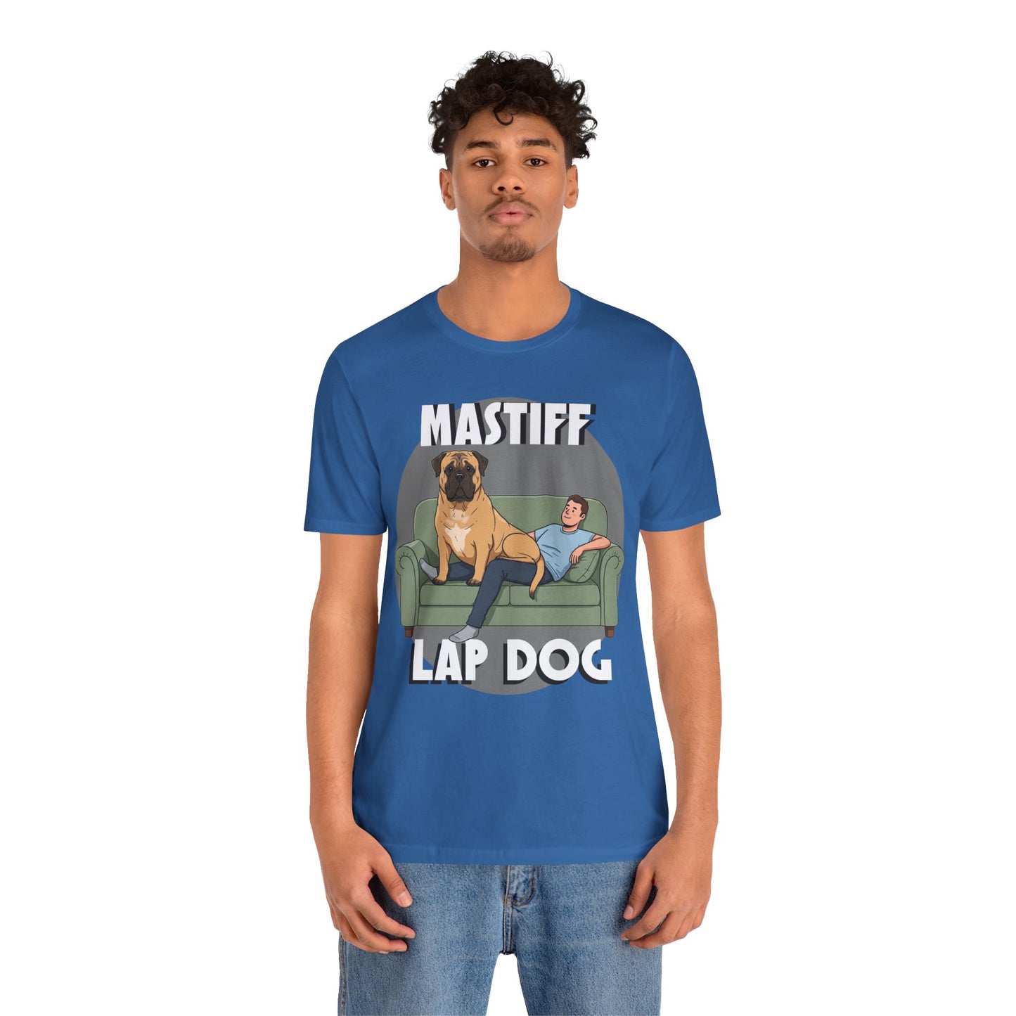 Mastiff Lap Dog Tee | Funny Dog Lover Shirt, Pet Owner Gift, Casual Wear, Birthday Present, Animal Lover Apparel - Schmartypants