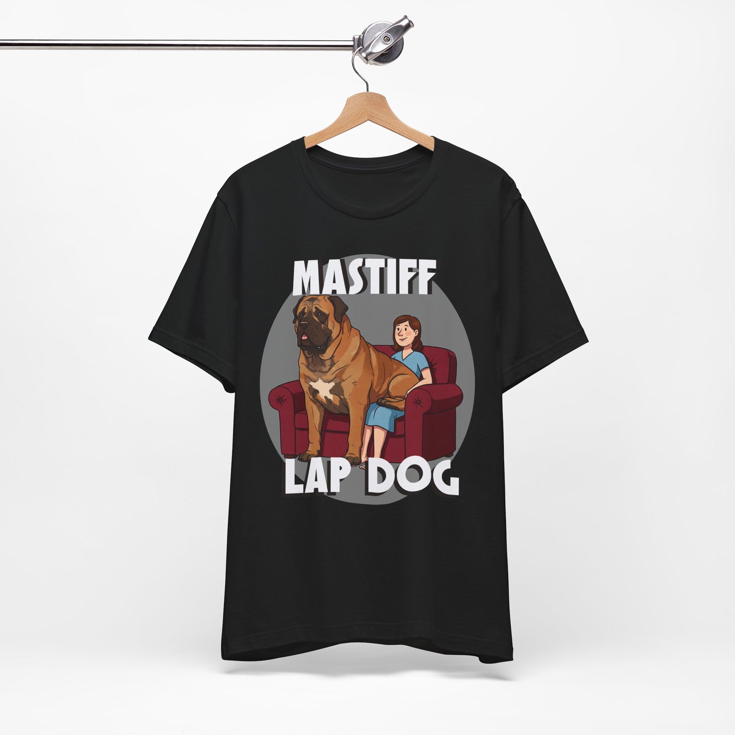 Mastiff Lap Dog T-Shirt – Hilarious and Comfy Tee for Dog Lovers - Schmartypants