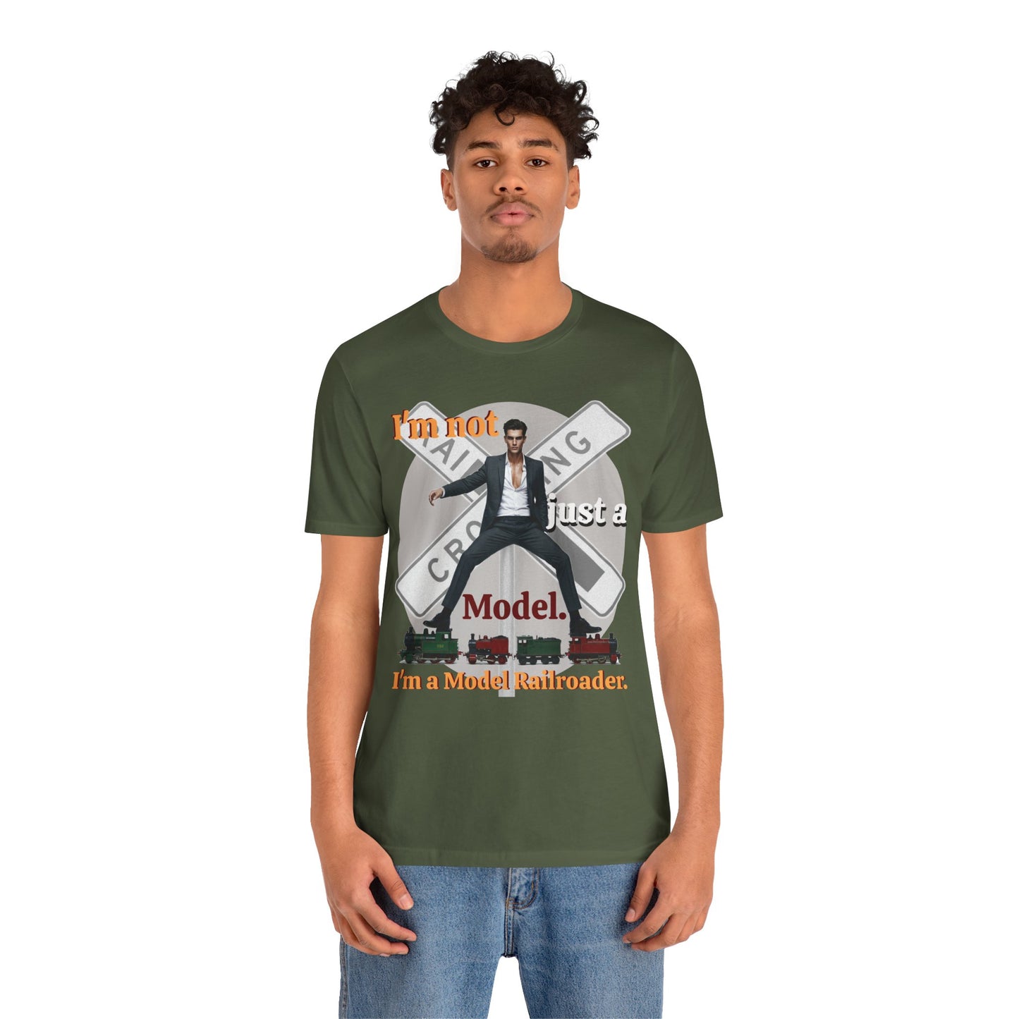 Funny Model Railroader Tee - Perfect Gift for Train Enthusiasts - Schmartypants