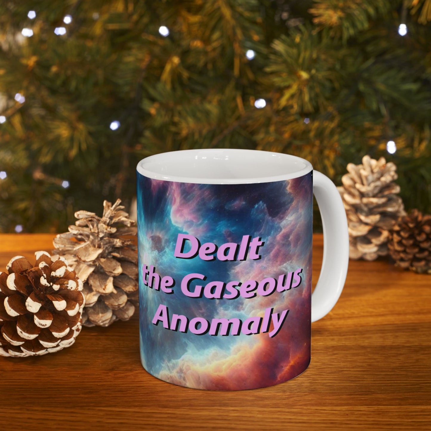 HIlarious Cosmic Ceramic Mug - Galaxy Design for Trekkies and Sci-Fi Fans - Schmartypants