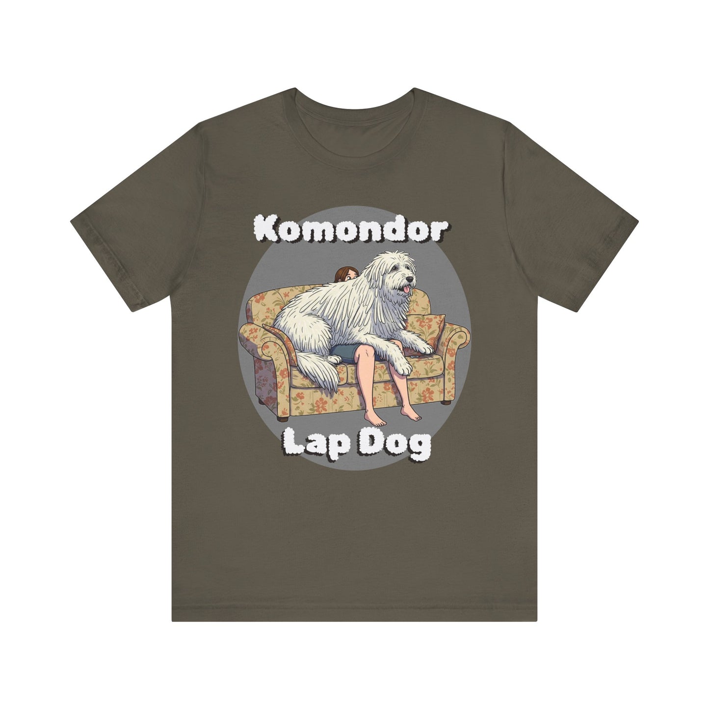 Komondor Lap Dog Unisex Tee - Funny Dog Lover's Short Sleeve Shirt - Schmartypants