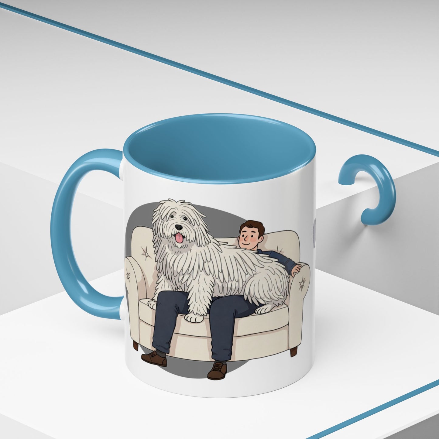 Komondor Lap Dog Coffee Mug - Funny Animal Lover Gift - Schmartypants