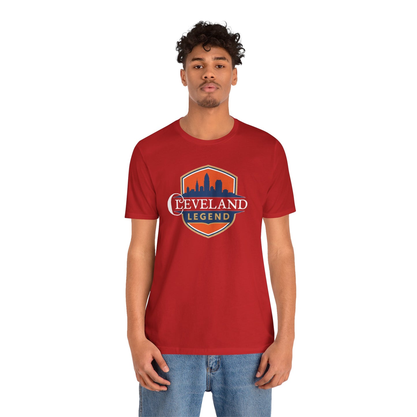 Cleveland Legend Unisex Tee - Casual Graphic Shirt, Gift for Sports Fans, Summer Essential, Unique Ohio Pride Tee, Cleveland Souvenir Tee