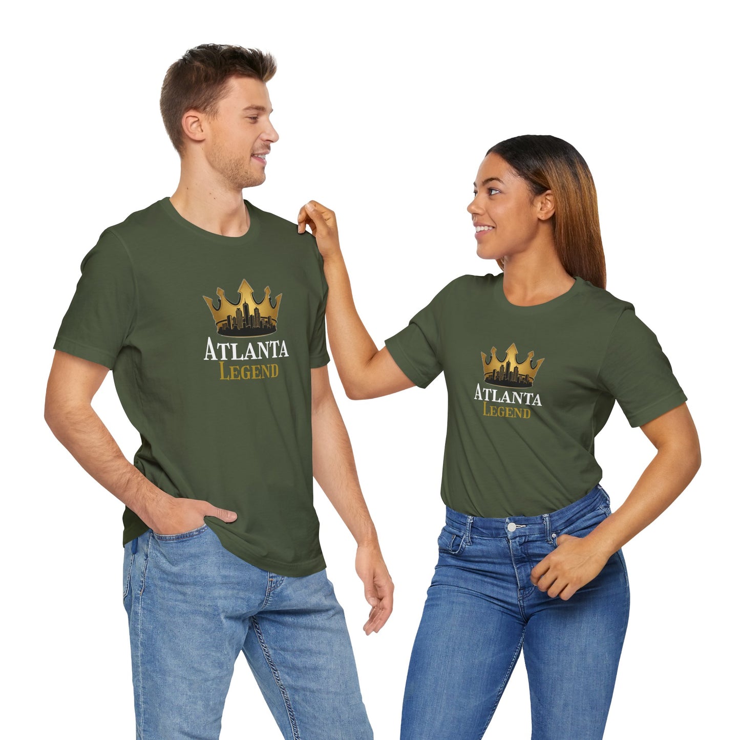 Atlanta Legend Unisex Short Sleeve T-Shirt, Atlanta Nightlife Tee