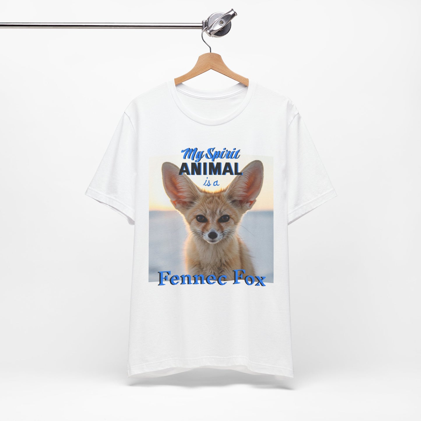 Fennec Fox Spirit Animal Tee - Unisex Short Sleeve Shirt - Fox Lovers - Schmartypants