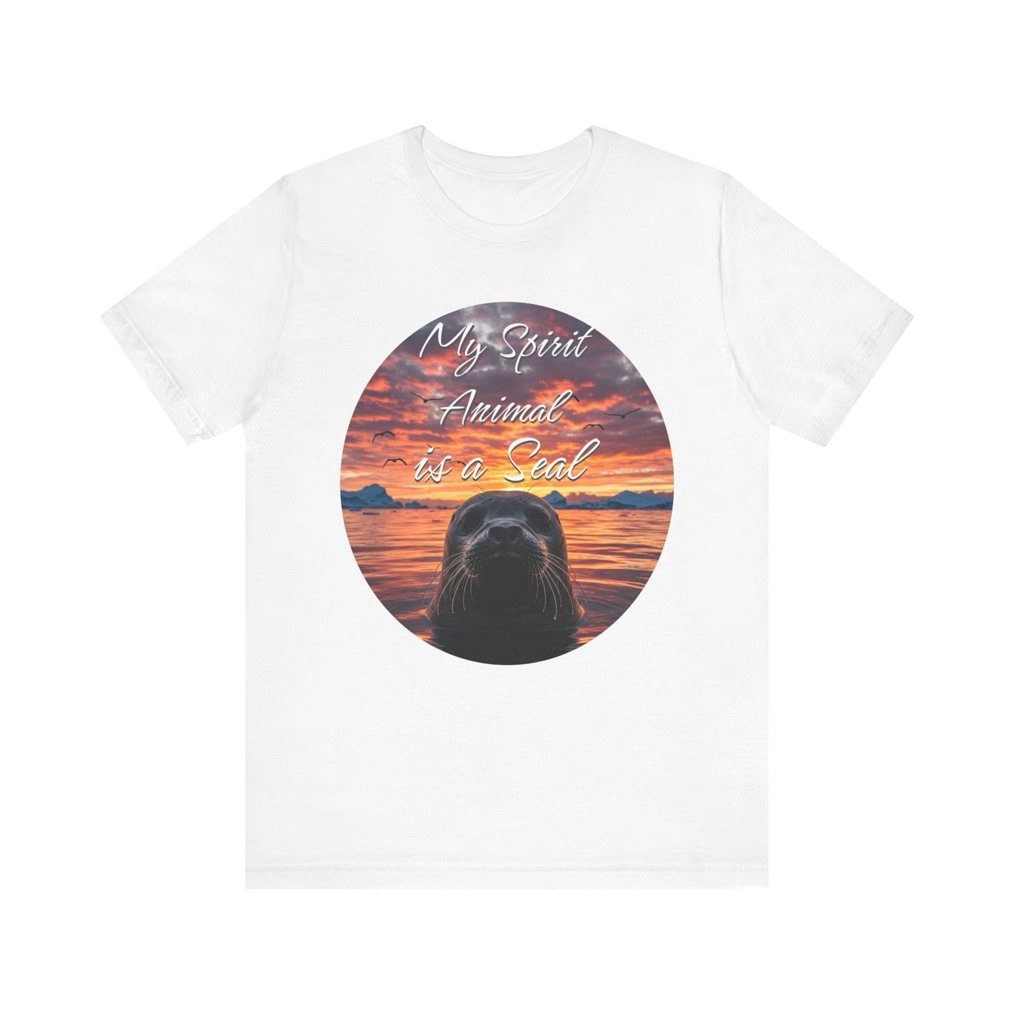 Seal Spirit Animal Ocean Wildlife Unisex Tee, My Spirit Animal is a Seal Shirt, Seal Lover Gift, Ocean Adventure Tee, Sea Animal Tee, Seal