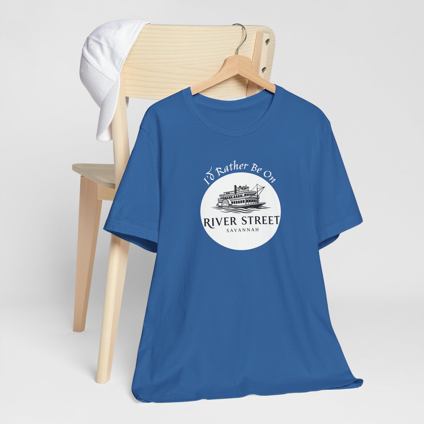 Savannah River Street Tee - I'd Rather Be On River Street, Casual T-Shirt, Travel Lover Gift, Summer Wear, Vacation Apparel, Unique Souvenir