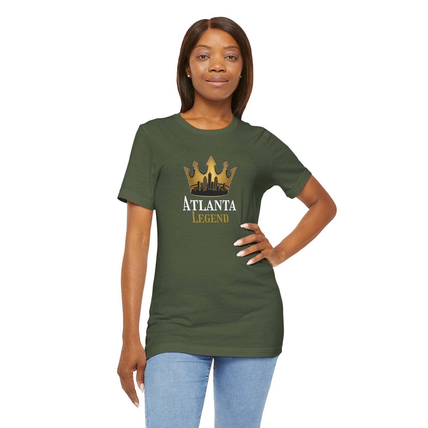 Atlanta Legend Unisex Short Sleeve T-Shirt, Atlanta Nightlife Tee, ATL Souvenir Shirt