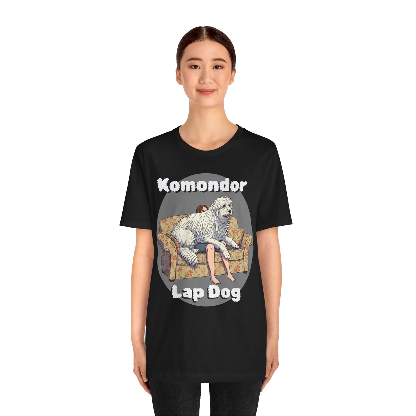Komondor Lap Dog Unisex Tee - Funny Dog Lover's Short Sleeve Shirt - Schmartypants