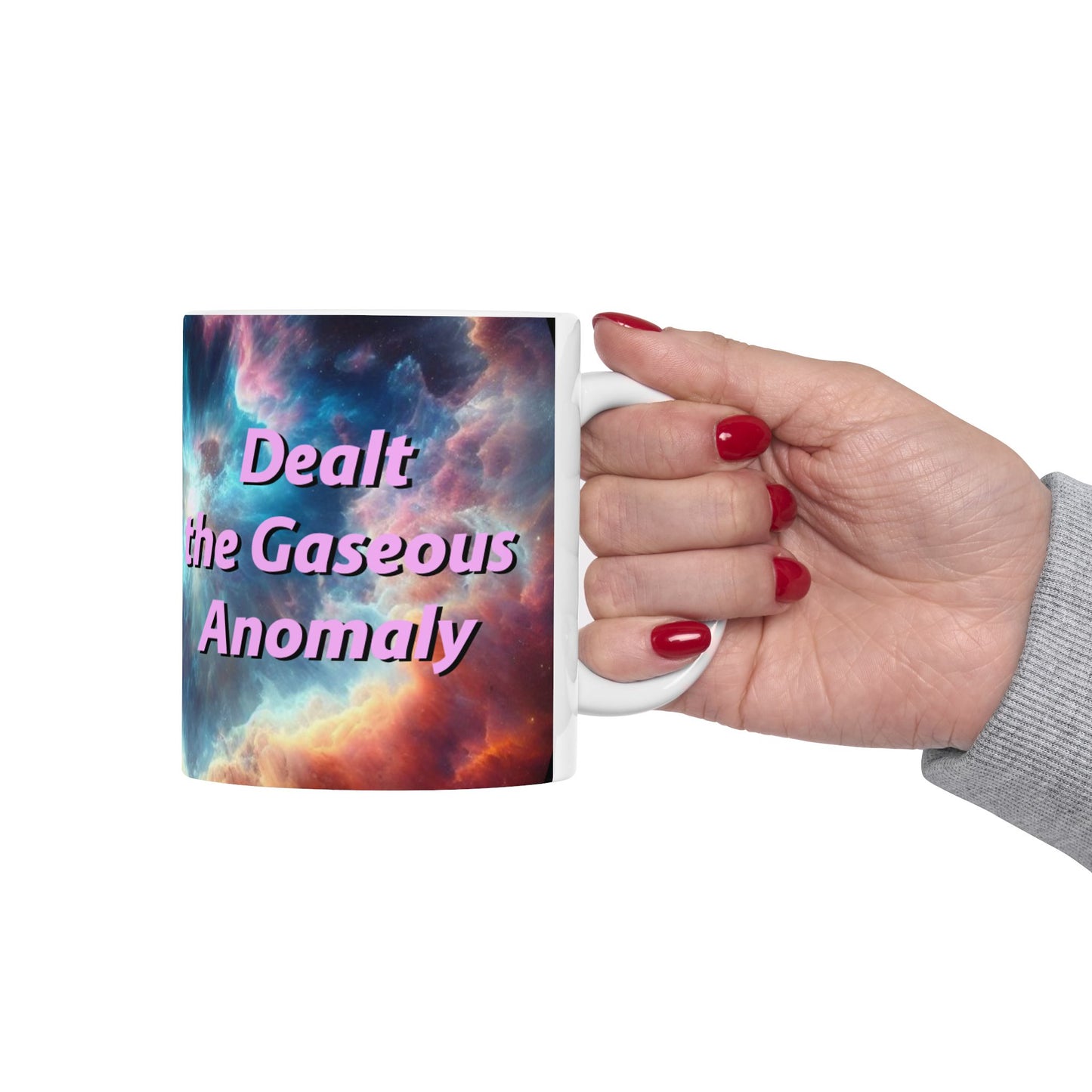 HIlarious Cosmic Ceramic Mug - Galaxy Design for Trekkies and Sci-Fi Fans - Schmartypants