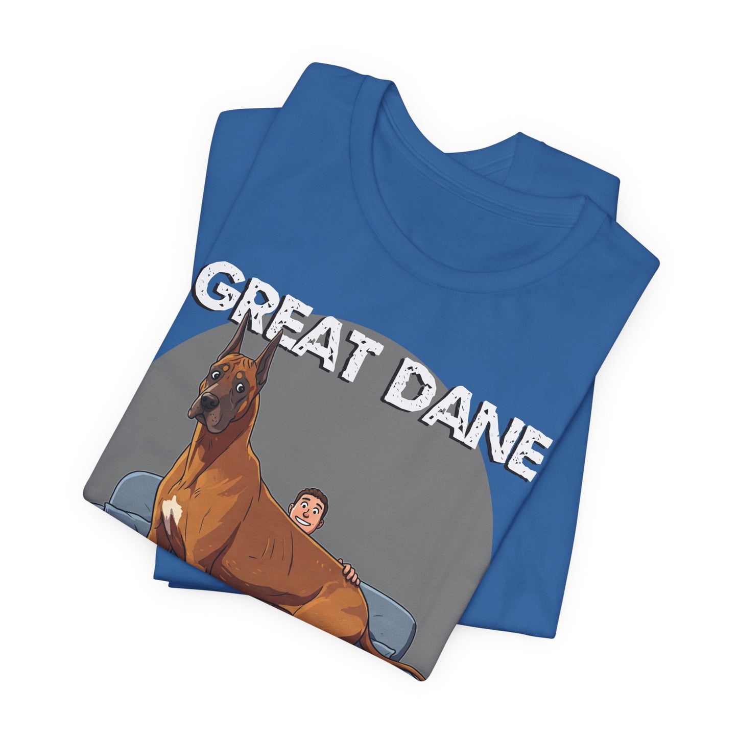 Great Dane Lap Dog Unisex Tee - Hilarious Dog Lover Graphic T-Shirt - Schmartypants