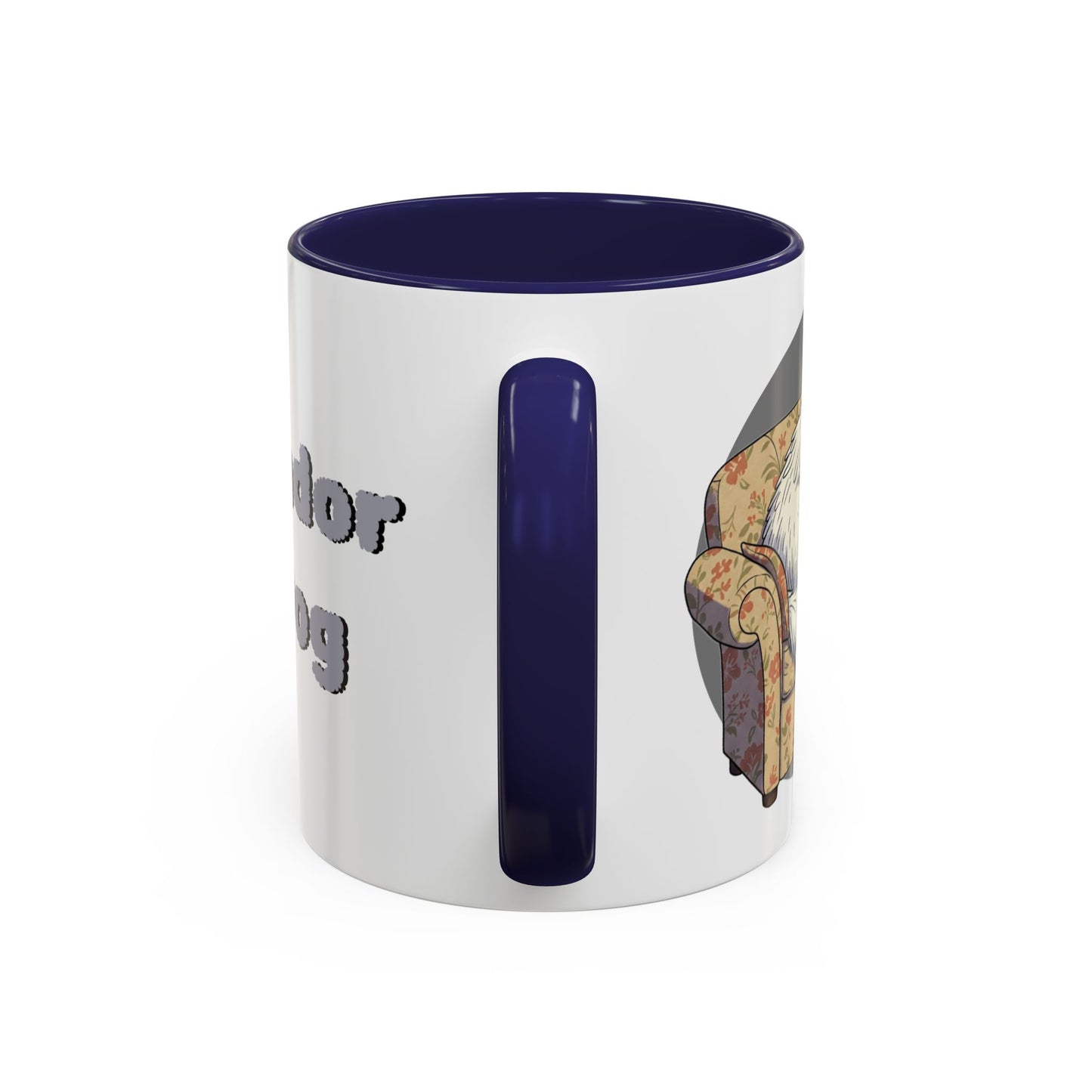 Komondor Lap Dog Coffee Mug - Funny Pet Lovers Gift - 11oz & 15oz - Schmartypants