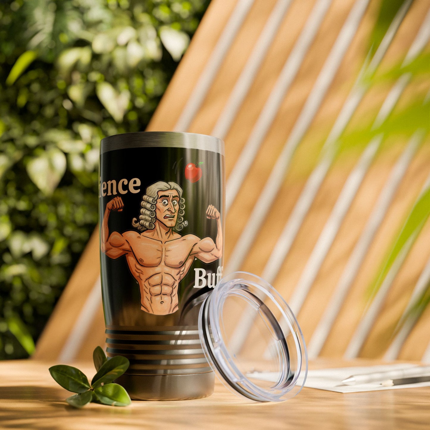 Humorous 'Science Buff' Ringneck Tumbler, 20oz - Perfect for Teachers, Students, Science Lovers, Gift for Graduations, Funny Drinkware - Schmartypants