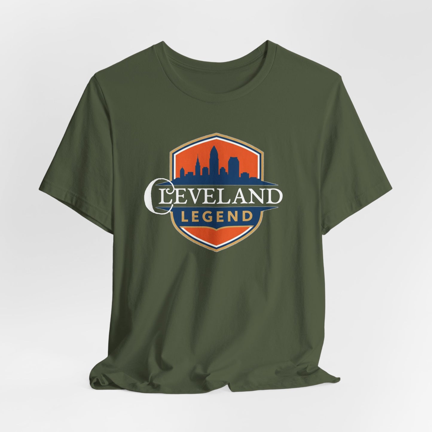 Cleveland Legend Unisex Tee - Casual Graphic Shirt, Gift for Sports Fans, Summer Essential, Unique Ohio Pride Tee, Cleveland Souvenir Tee