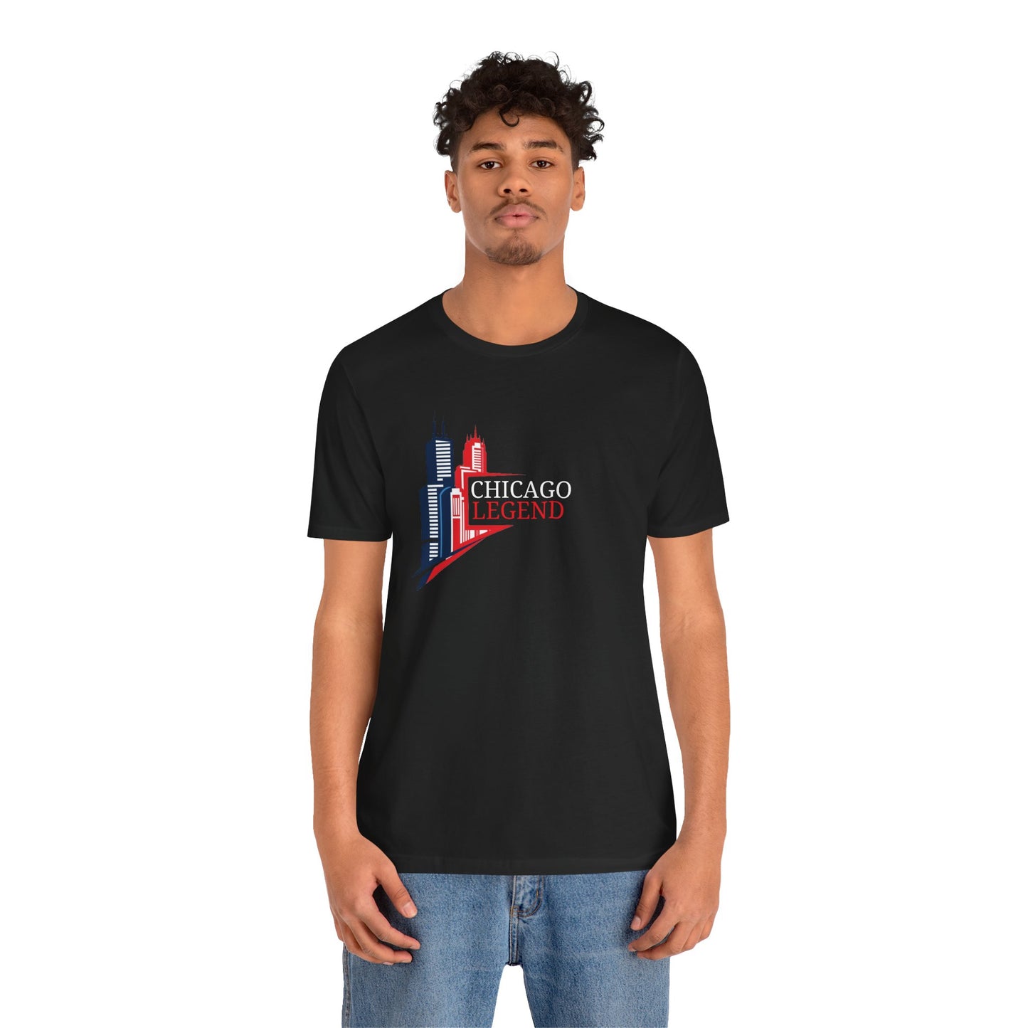 Classic Chicago Legend Graphic Unisex T-Shirt, Chicago Gift, City Pride Apparel, Urban Style Shirt, Travel Souvenir Tee