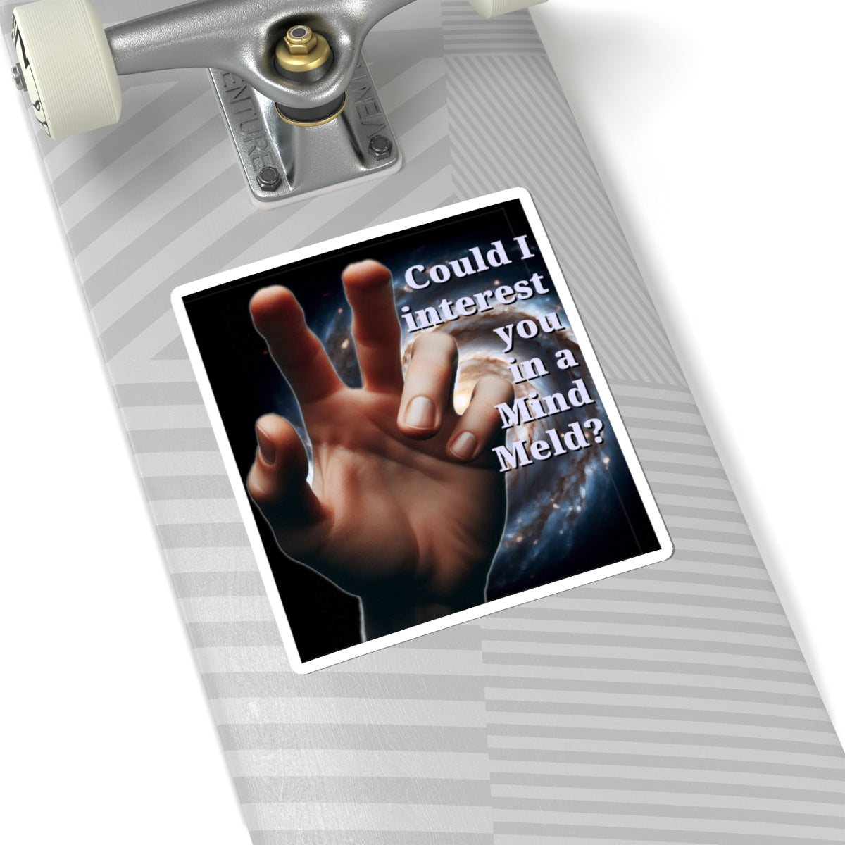 Hilarious "Could I Interest You in a Mind Meld?" Kiss-Cut Stickers - Funny Quote Stickers for Laptops, Journals, Star Trek Gifts, and Party Favors - Schmartypants