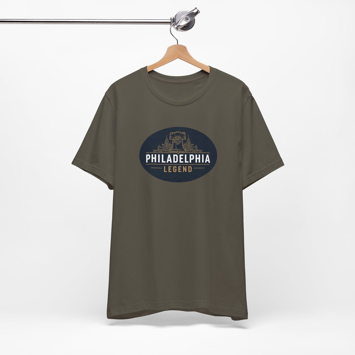 Philadelphia Legend Unisex Jersey Short Sleeve Tee | Casual Fashion, Gift for Sports Fans, Birthday Present, Summer Wear, Philly Souvenir Tee