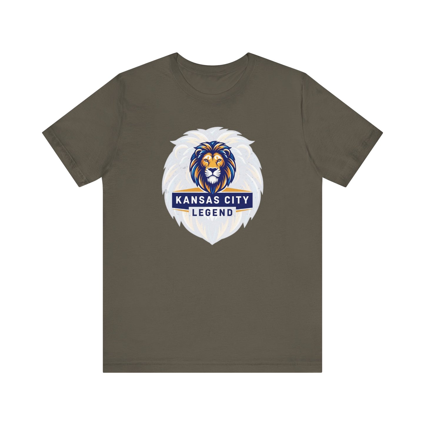 Kansas City Legend Lion Tee - Unisex Jersey T-shirt, Gift for Sports Fans, Casual Wear, Team Spirit, Birthday Present