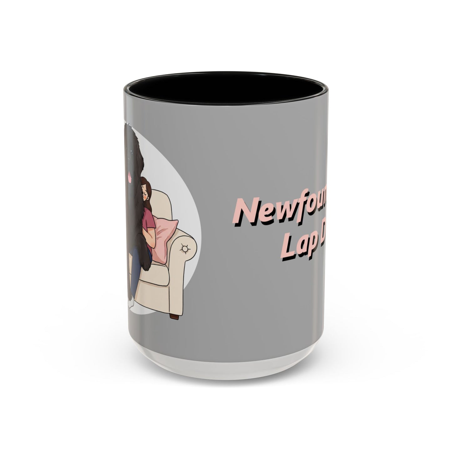 Funny Newfoundland Lap Dog Coffee Mug - Perfect Gift for Dog Lovers, Pet Parents, Cozy Home Decor, Caffeine Fix, Unique Gift Idea - Schmartypants