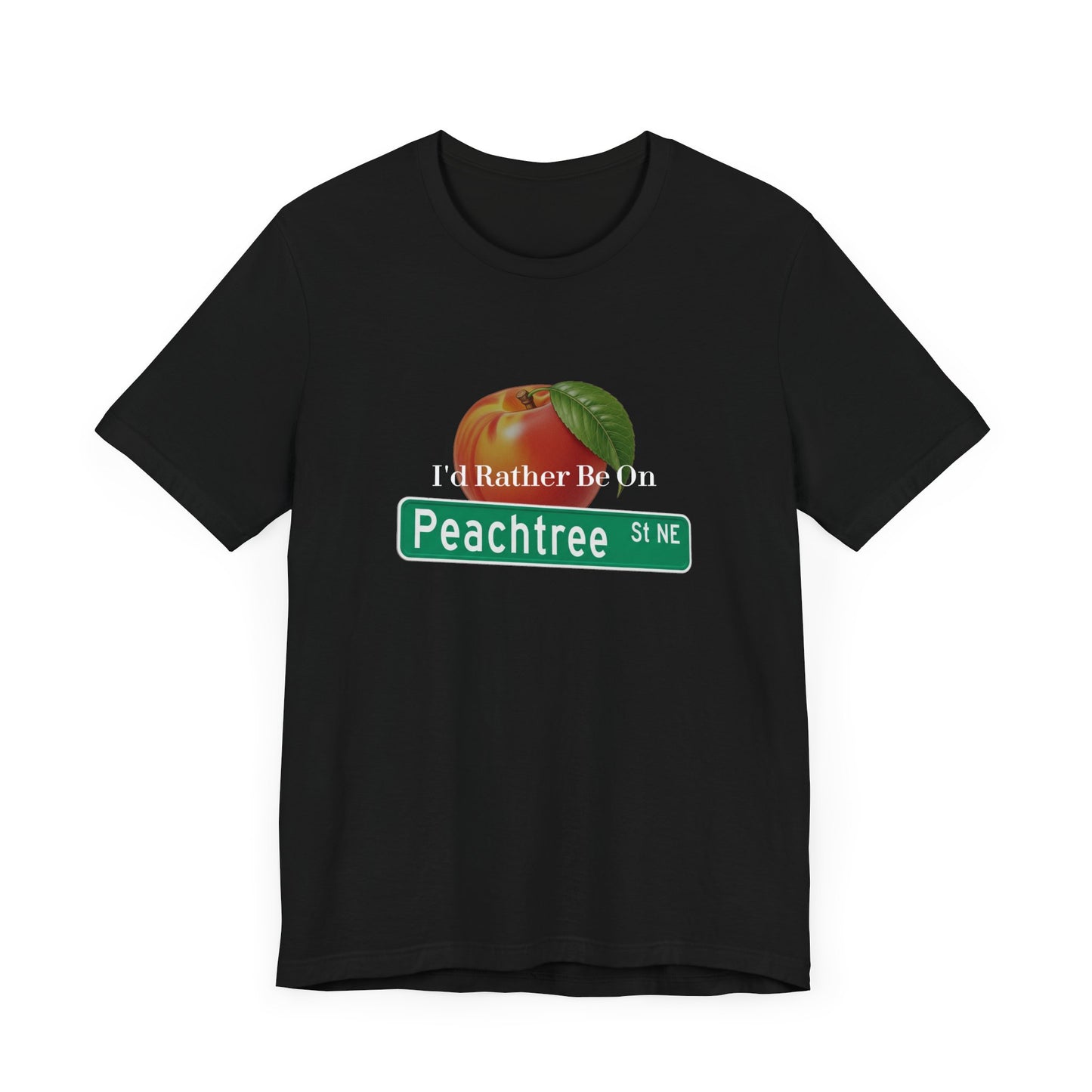 Peachtree Street Atlanta Unisex Tee, Georgia Nightlife Shirt, Atlanta Souvenir, City Life Gift, ATL Tee