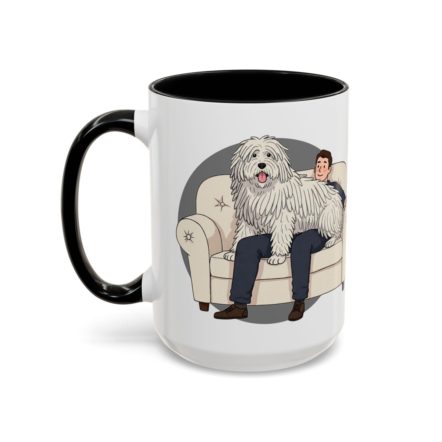 Komondor Lap Dog Coffee Mug - Funny Animal Lover Gift - Schmartypants