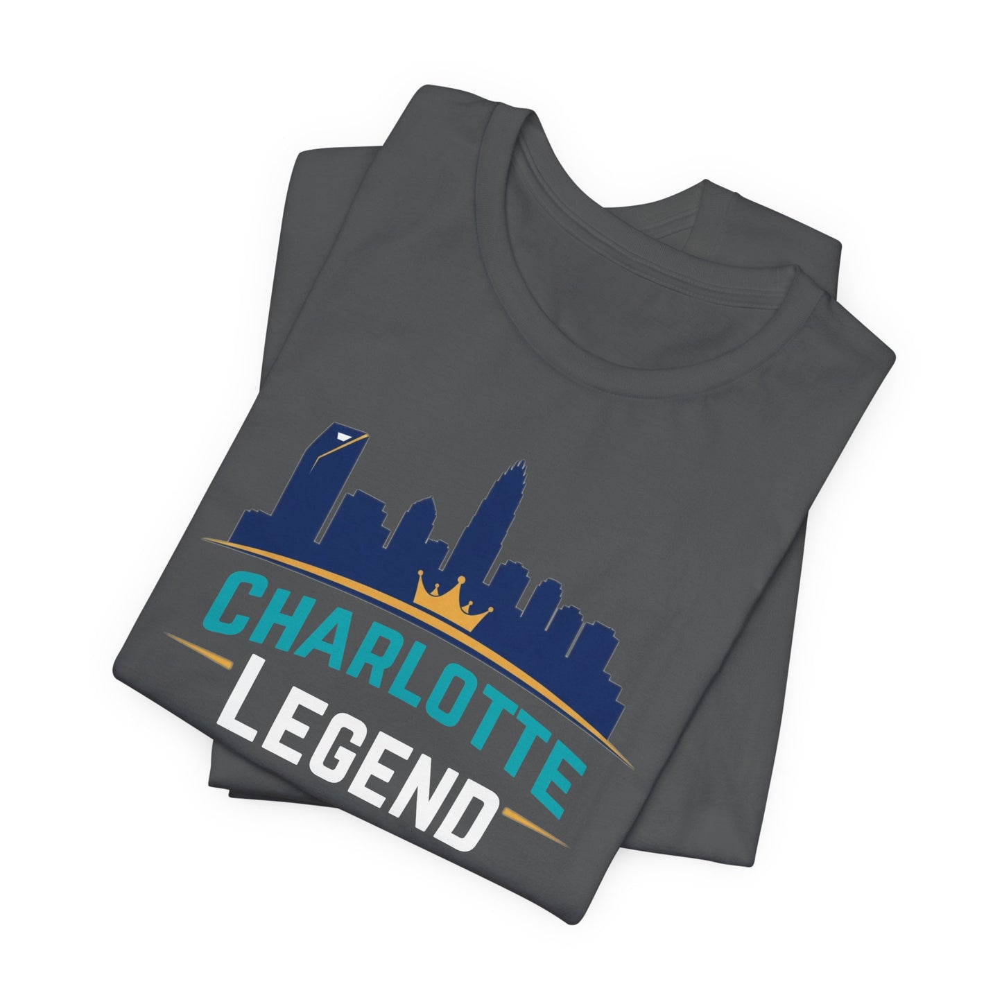 Charlotte Legend T-Shirt, Unisex Graphic Tee, Urban Streetwear, Gift for Sports Fans, City Pride Apparel, Charlotte Souvenir Tee