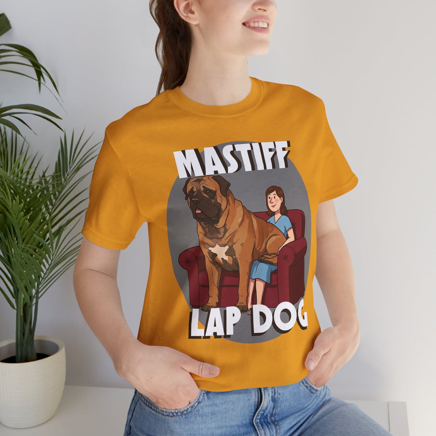Mastiff Lap Dog T-Shirt – Hilarious and Comfy Tee for Dog Lovers - Schmartypants