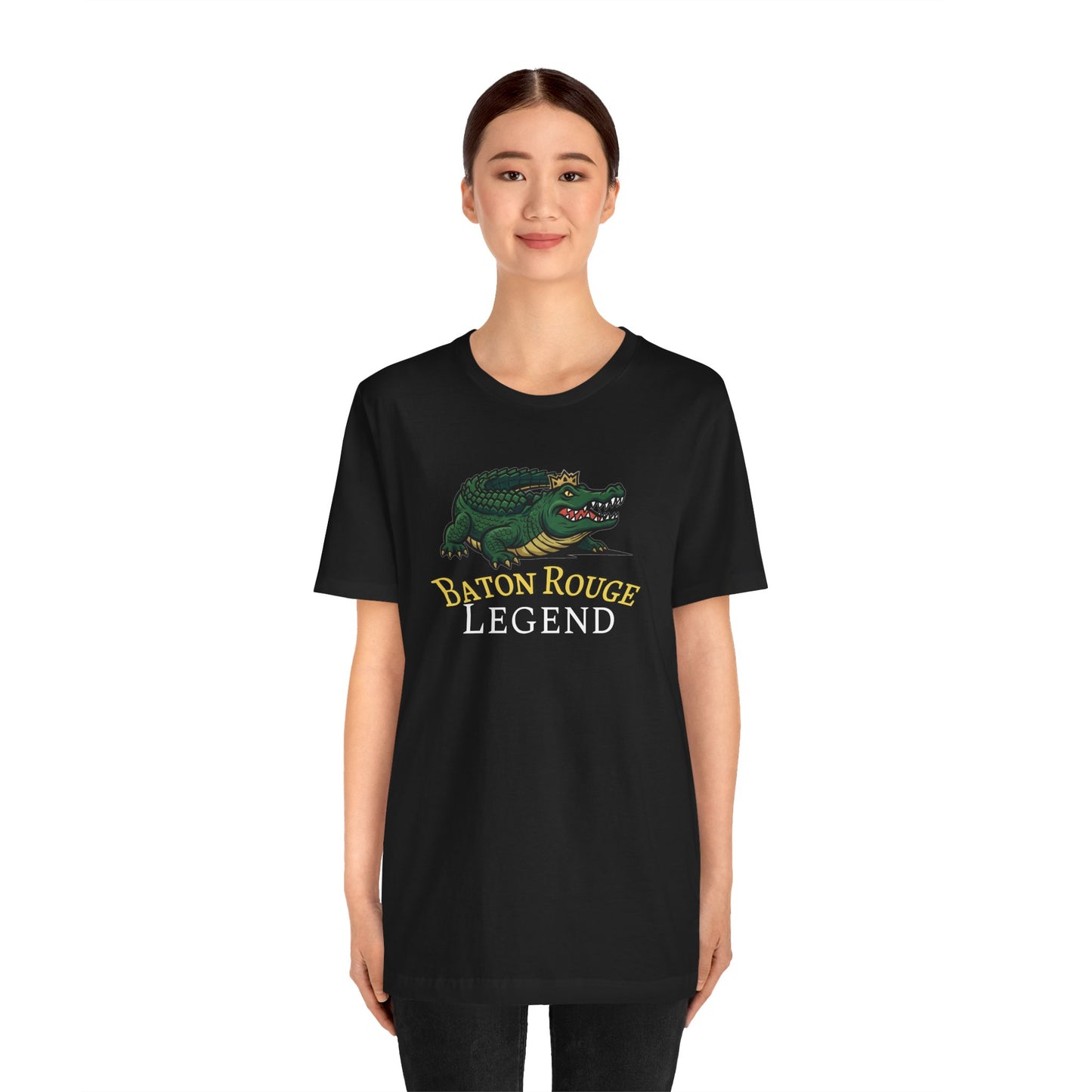 Baton Rouge Legend Tee, Unisex Graphic T-Shirt, Casual Wear, Gift Idea for College Students, Souvenir Apparel