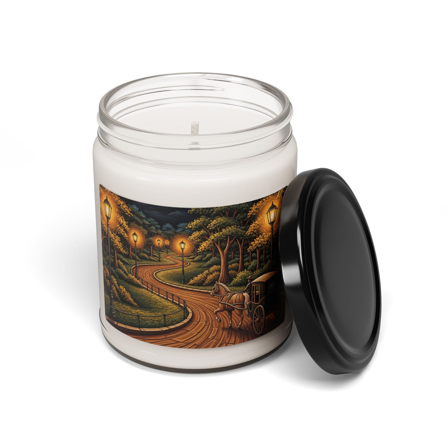 Scented Candle, Romantic Horse-Drawn Carriage Ride 9oz Candle - Gift for Her, Home Decor, Relaxation, Anniversary, Valentine's Day