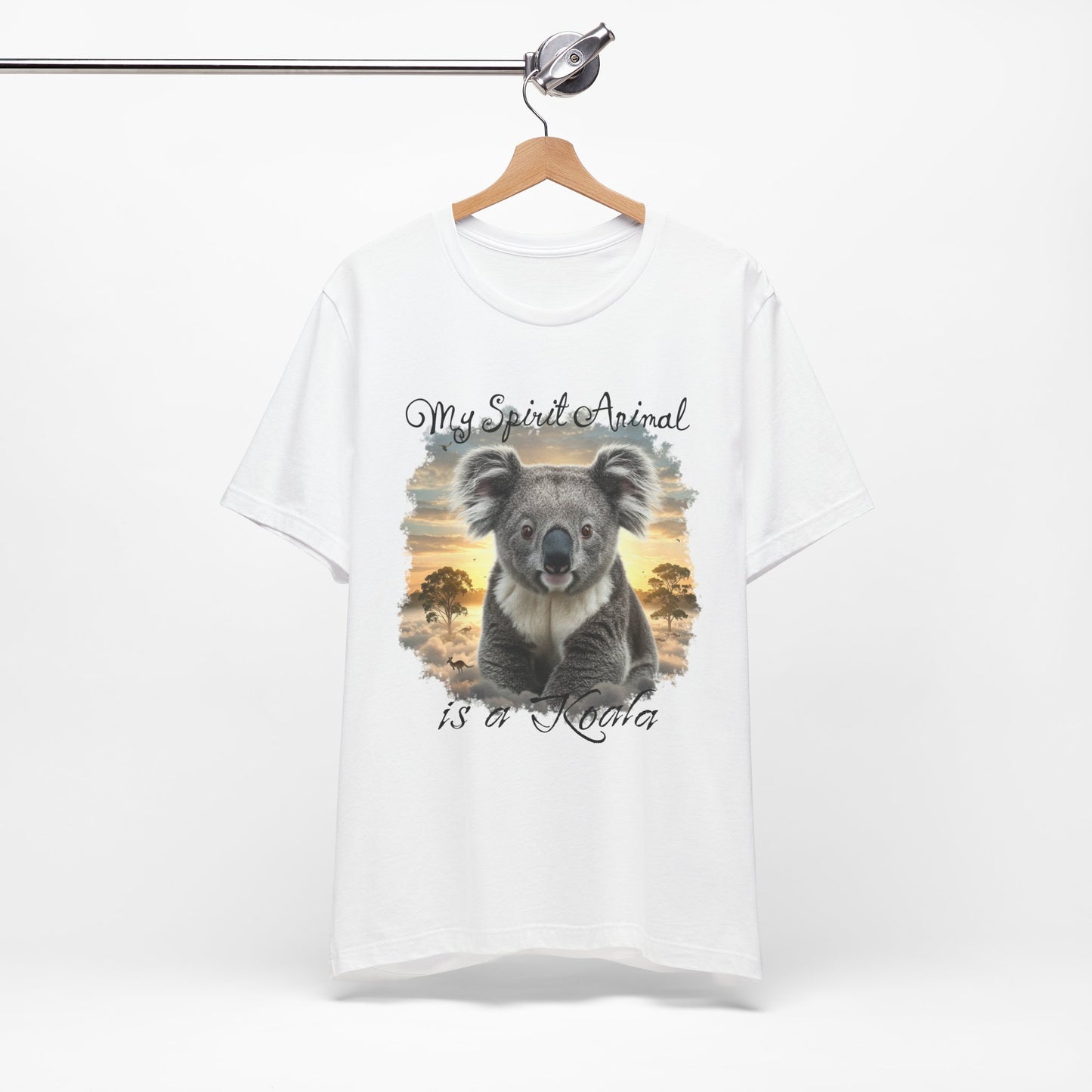 'My Spirit Animal is a Koala' Unisex Jersey Tee - Nature Lover's Gift - Beautiful Aussie Shirt - Schmartypants