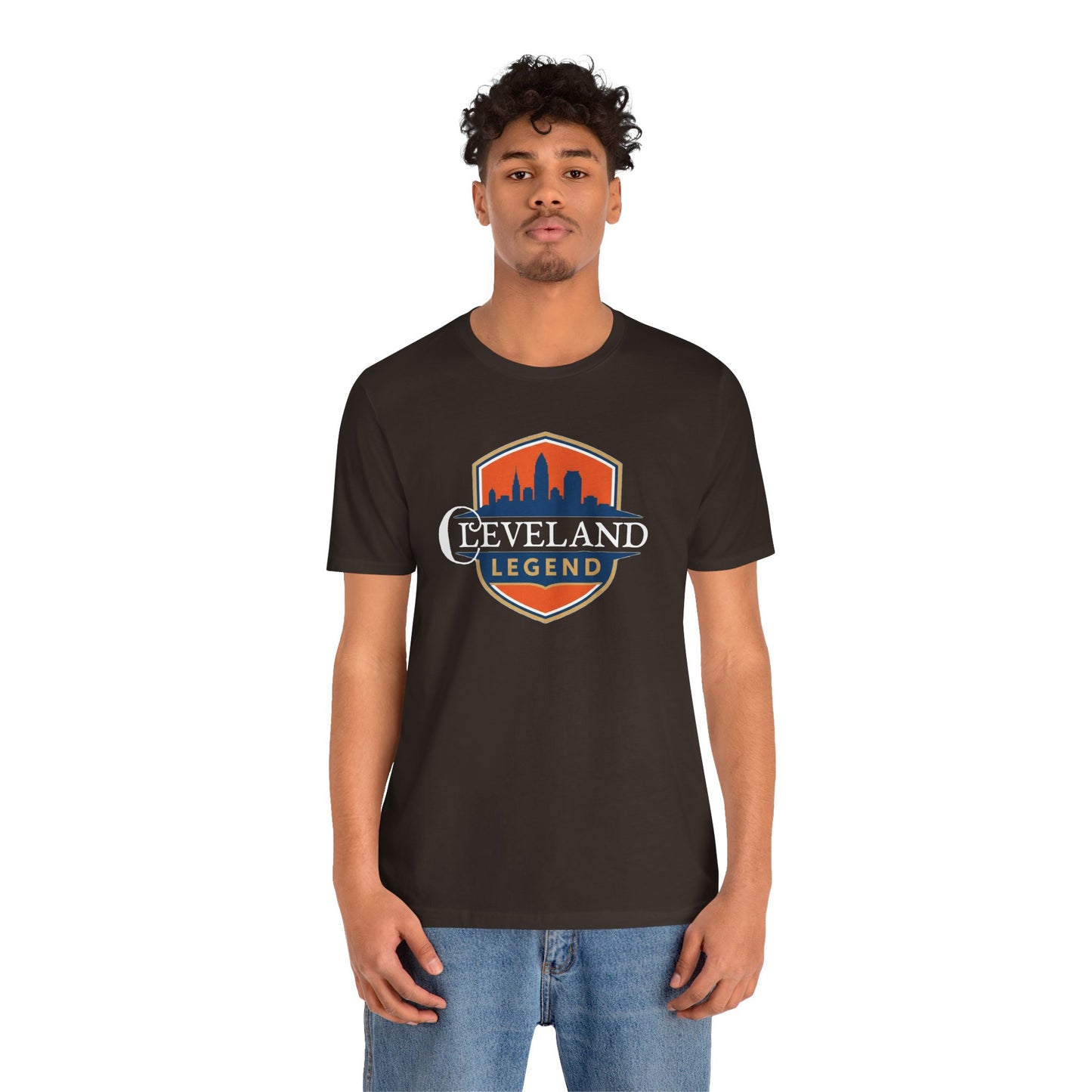 Cleveland Legend Unisex Tee - Casual Graphic Shirt, Gift for Sports Fans, Summer Essential, Unique Ohio Pride Tee, Cleveland Souvenir Tee