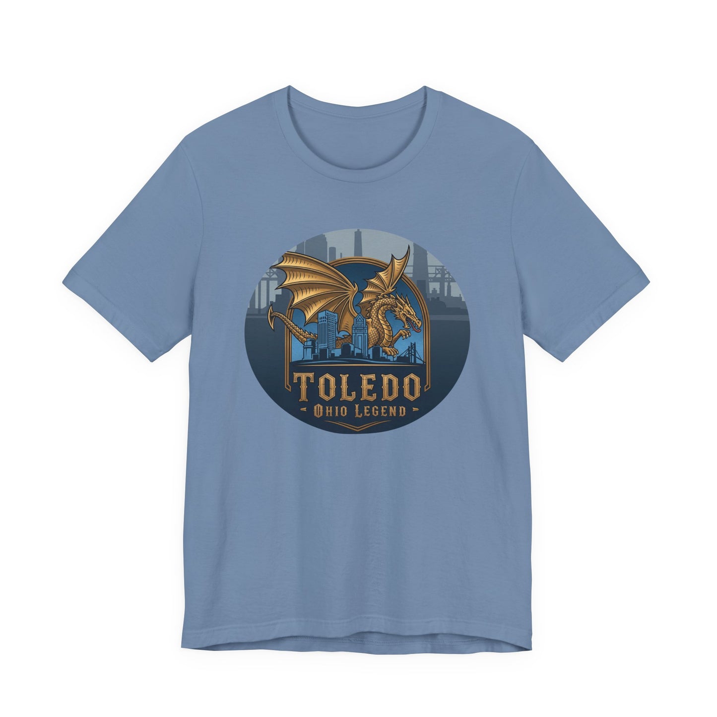Toledo Dragon Legend T-Shirt | Unisex Jersey Tee | Perfect Gift for Fans, Festivals, and Celebrations, Casual Wear, Graphic Tee