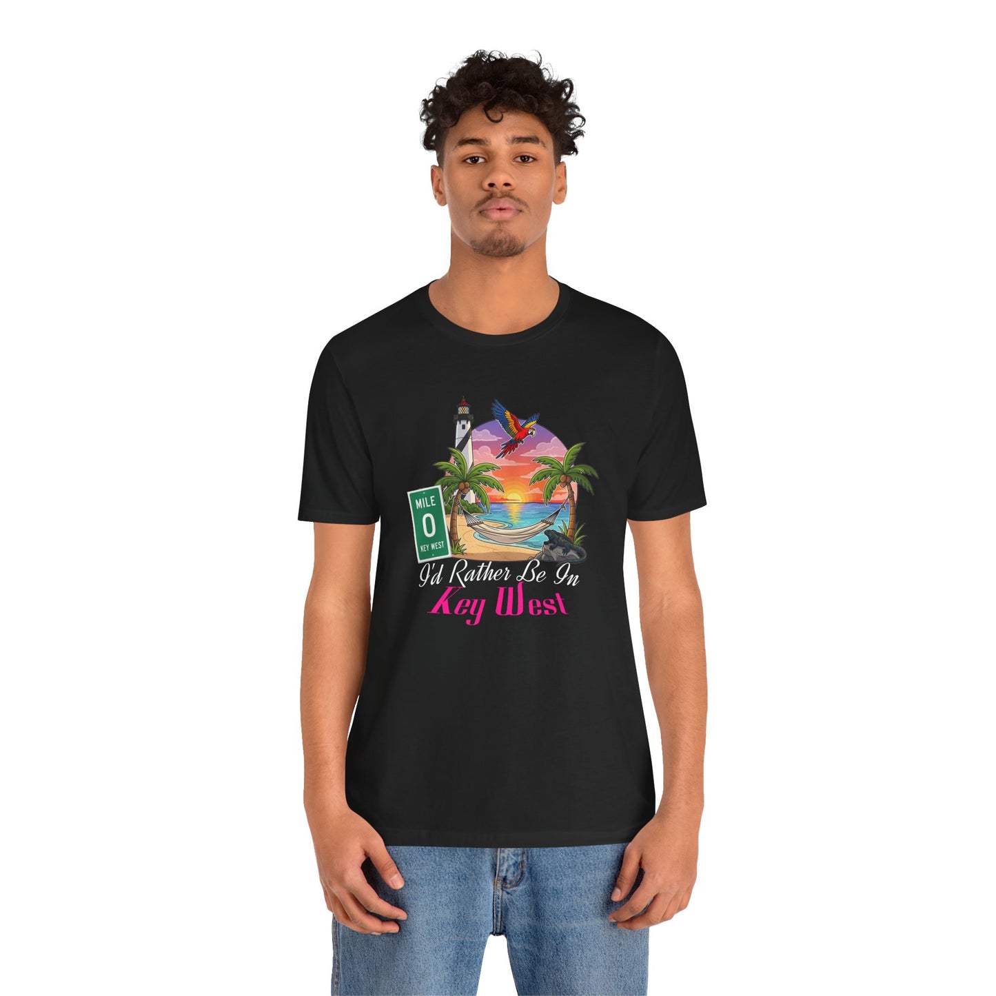 I'd Rather Be In Key West Tee | Vacation Shirt, Summer Style, Beachwear Gift, Travel Tee, Casual Fashion