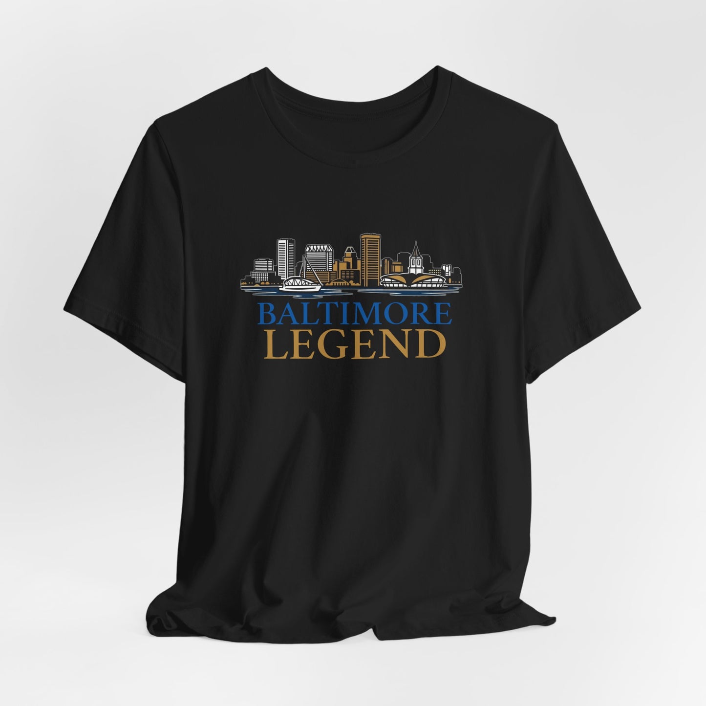 Baltimore Legend Unisex Tee, Graphic T-Shirt, Urban Style Shirt, Gift for City Lovers, Baltimore Pride Apparel, Baltimore Souvenir Shirt