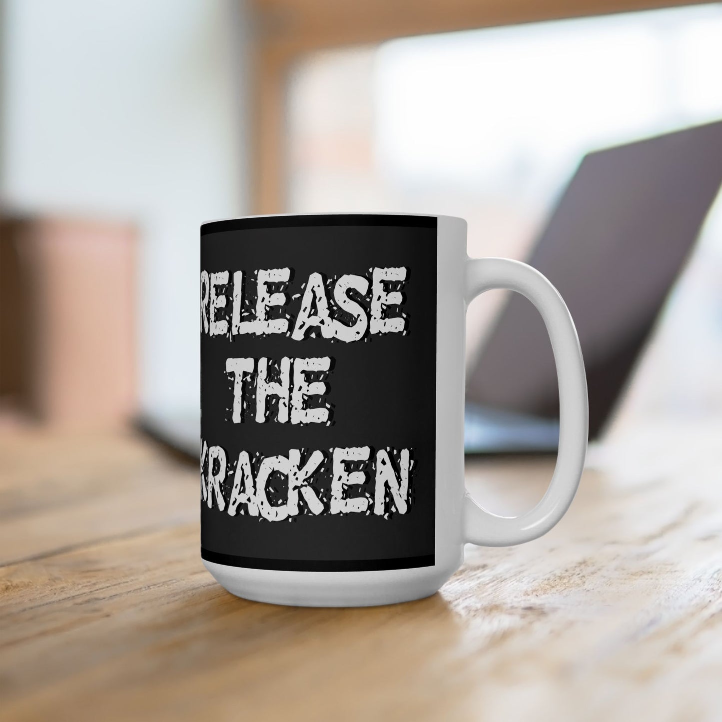 Octopus-Themed Ceramic Mug - "Release the Kraken" Design for Pirates and Gamers - Schmartypants