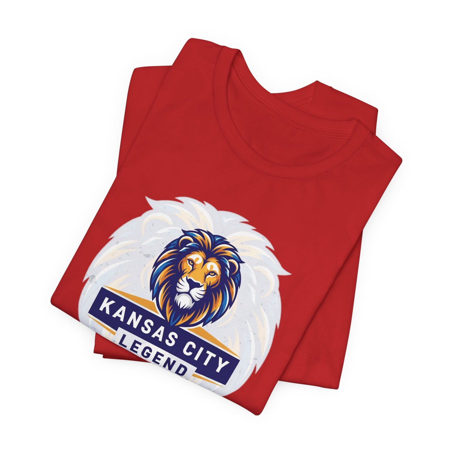 Kansas City Legend Lion Tee - Unisex Jersey T-shirt, Gift for Sports Fans, Casual Wear, Team Spirit, Birthday Present