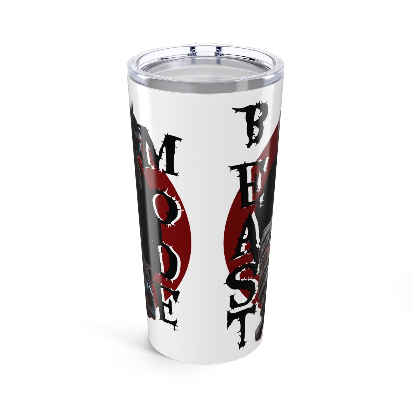 20oz Beast Mode Tumbler - Protein Shake & Workout Mug for Gamer Enthusiasts - Gaming Tumbler - Schmartypants
