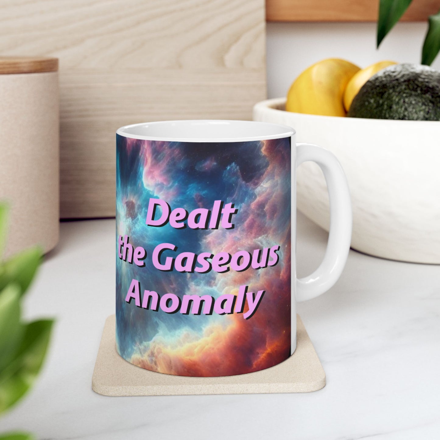HIlarious Cosmic Ceramic Mug - Galaxy Design for Trekkies and Sci-Fi Fans - Schmartypants