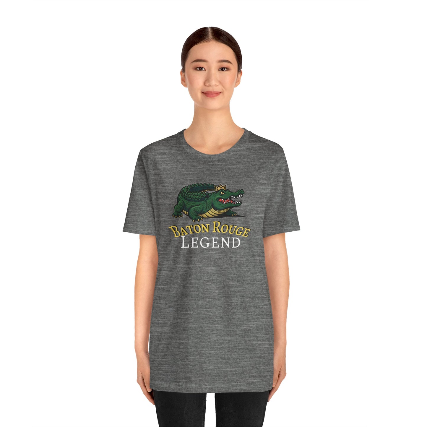 Baton Rouge Legend Tee, Unisex Graphic T-Shirt, Casual Wear, Gift Idea for College Students, Souvenir Apparel
