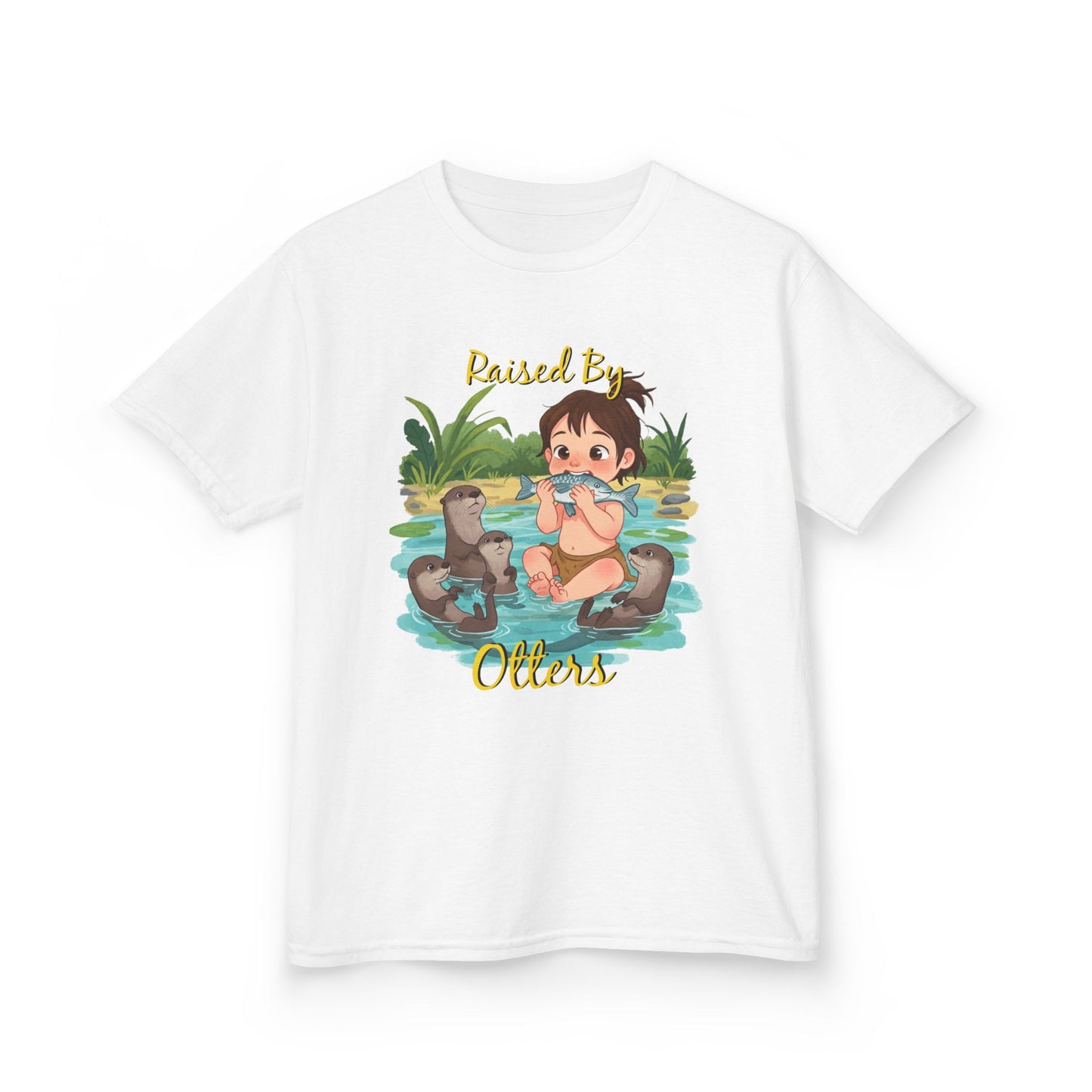 Cute Otter Kid's Tee, Fun Summer Shirt, Animal Lover Gift, Birthday Party Clothes, Playdate Outfit, Nature Kids Apparel