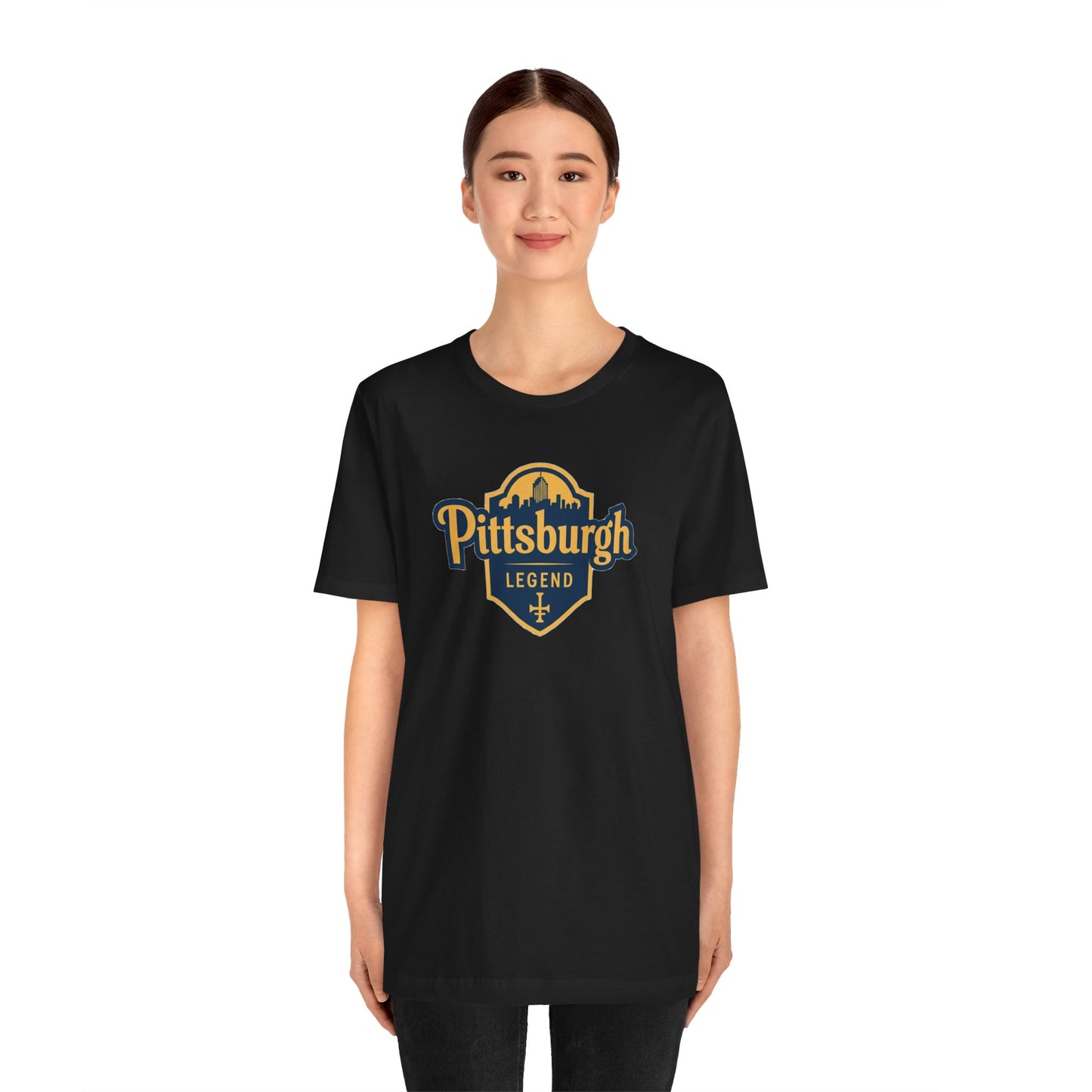 Pittsburgh Legend Tee - Unisex Jersey Short Sleeve T-Shirt, Perfect for Sports Fans, Gifts, Casual Wear, Team Spirit, Pittsburgh Souvenir Tee