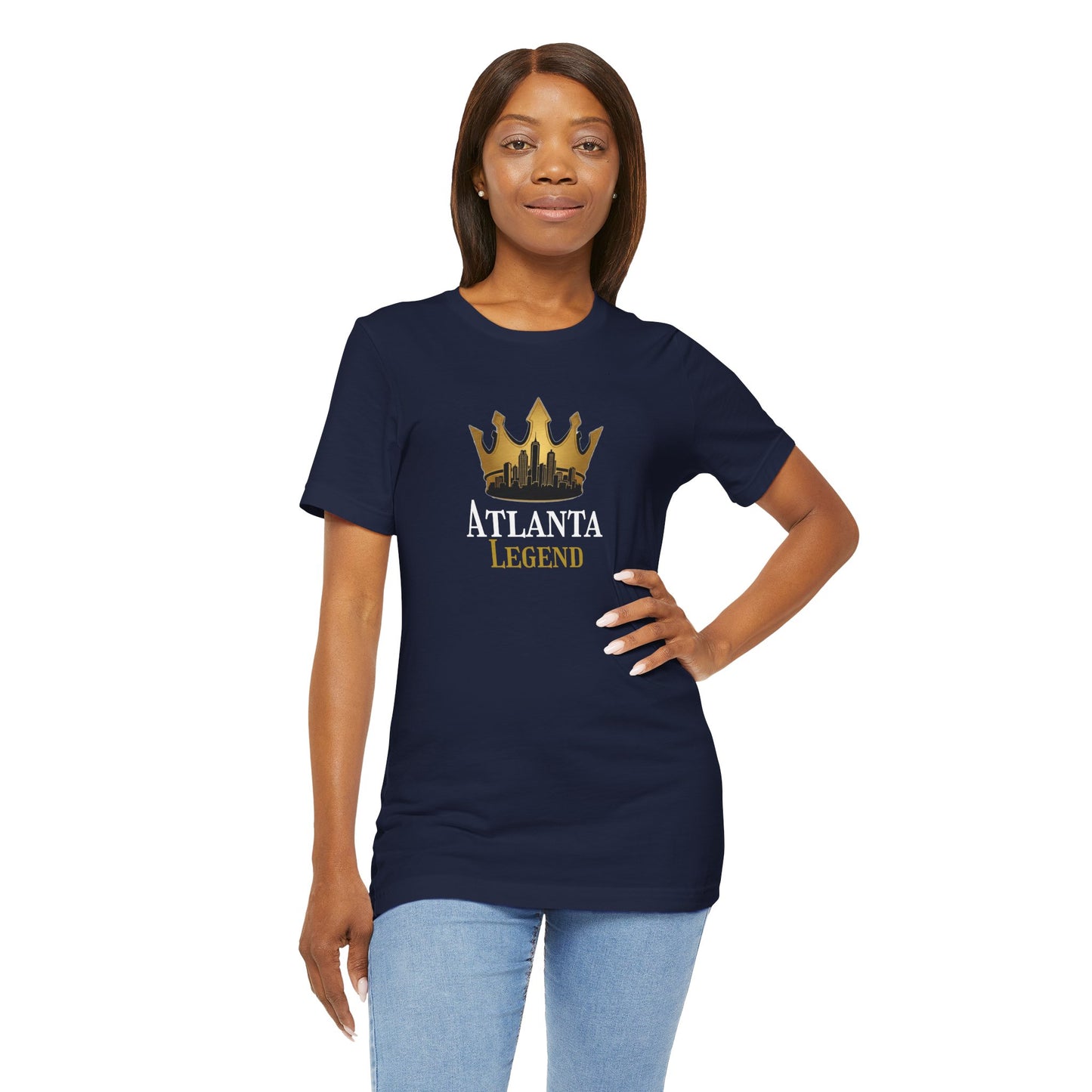 Atlanta Legend Unisex Short Sleeve T-Shirt, Atlanta Nightlife Tee, ATL Souvenir Shirt