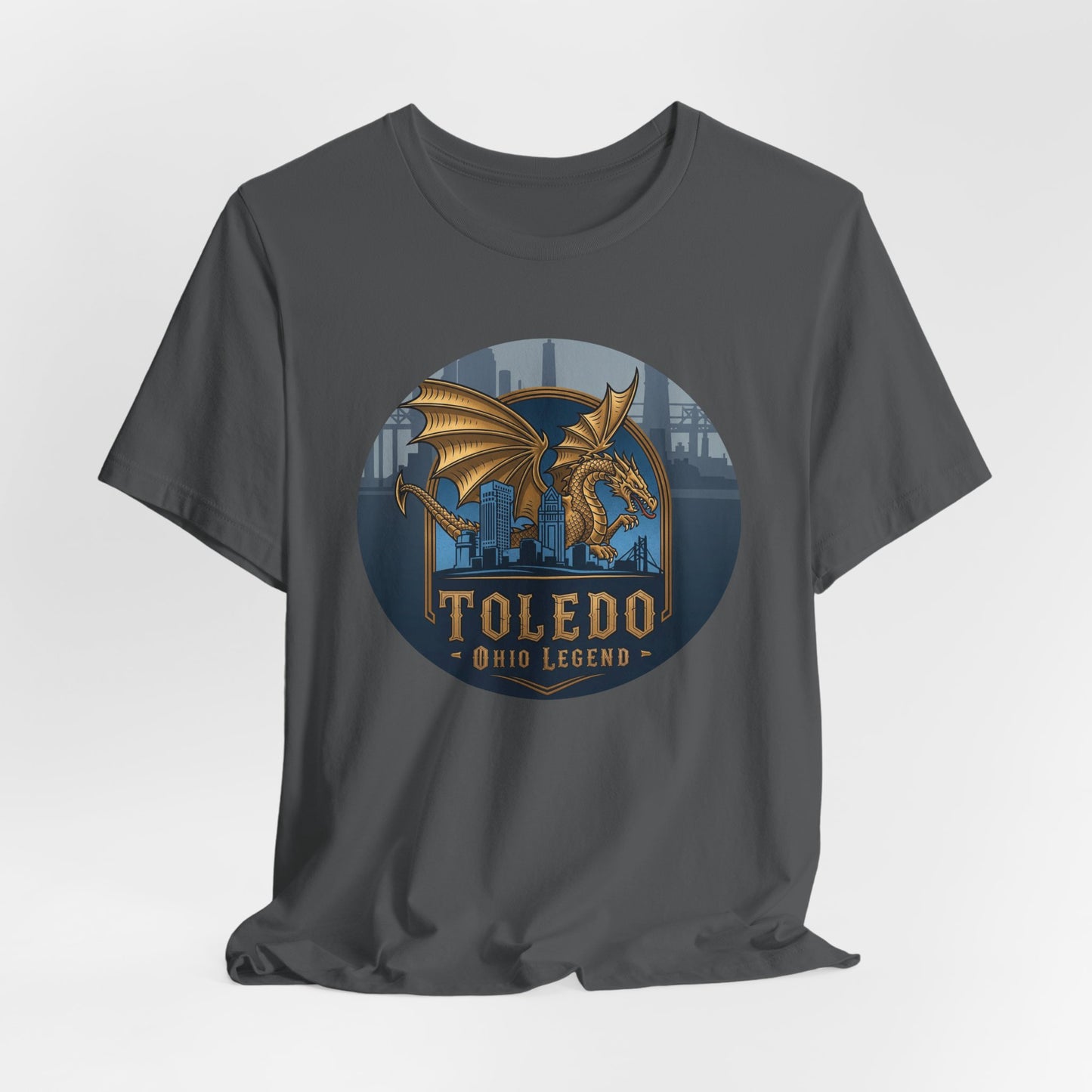 Toledo Dragon Legend T-Shirt | Unisex Jersey Tee | Perfect Gift for Fans, Festivals, and Celebrations, Casual Wear, Graphic Tee