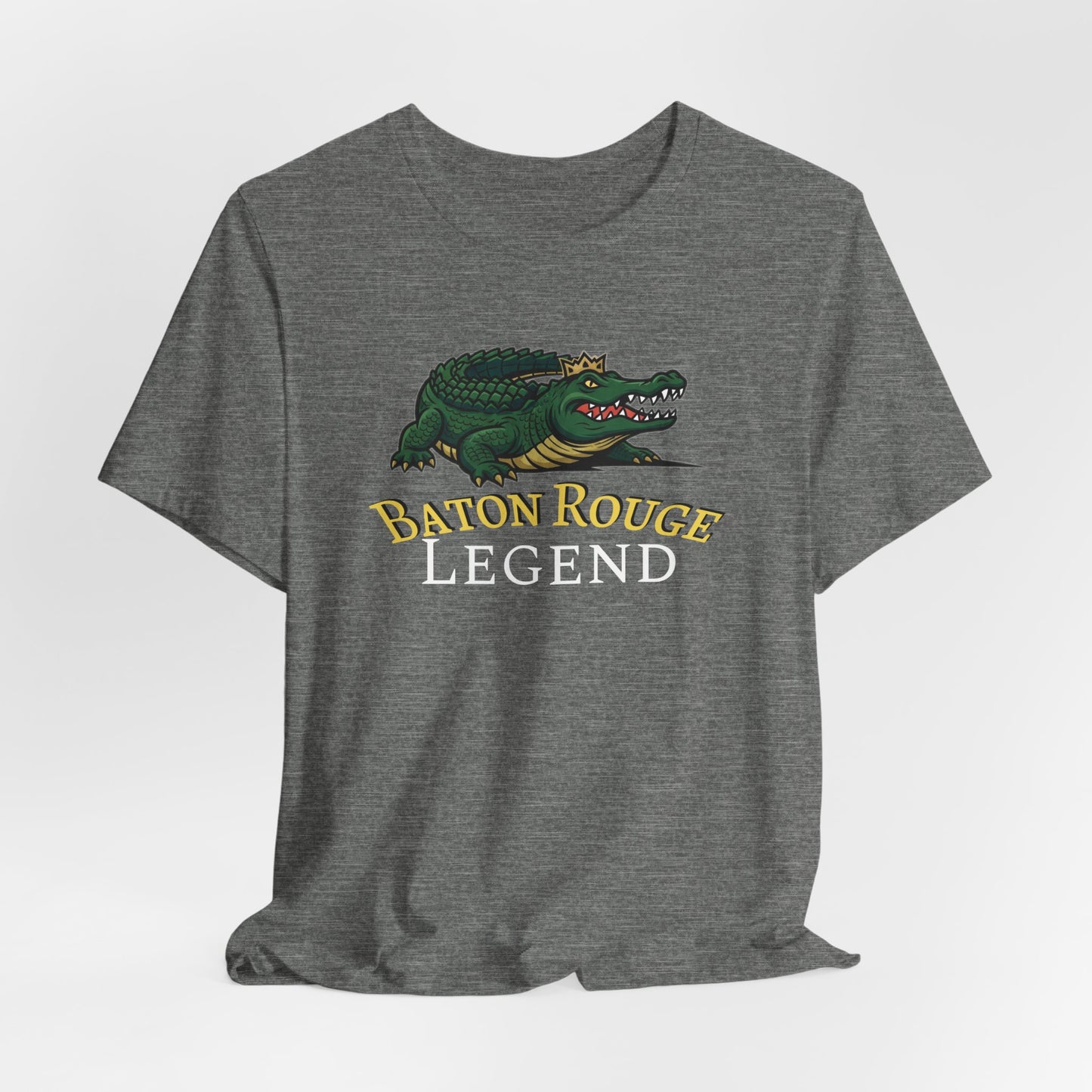 Baton Rouge Legend Tee, Unisex Graphic T-Shirt, Casual Wear, Gift Idea for College Students, Souvenir Apparel