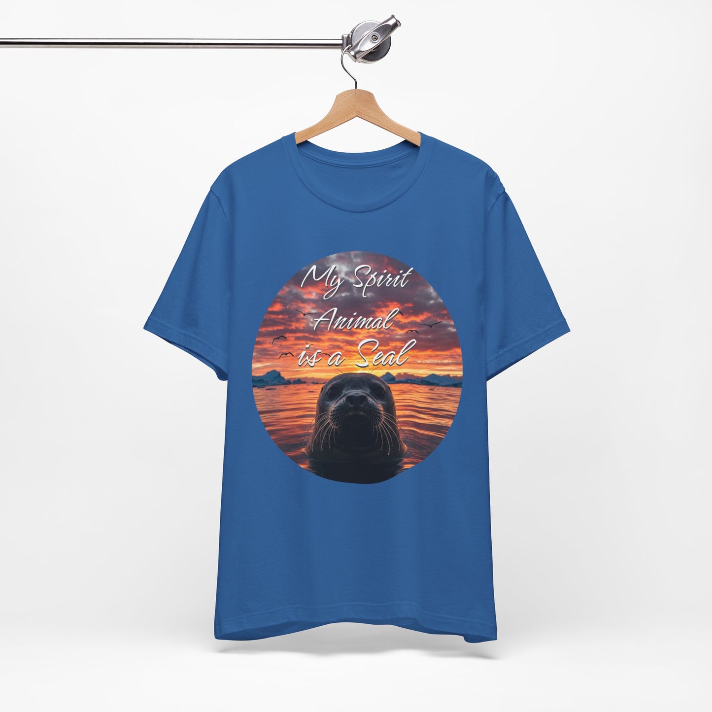Seal Spirit Animal Ocean Wildlife Unisex Tee, My Spirit Animal is a Seal Shirt, Seal Lover Gift, Ocean Adventure Tee, Sea Animal Tee, Seal