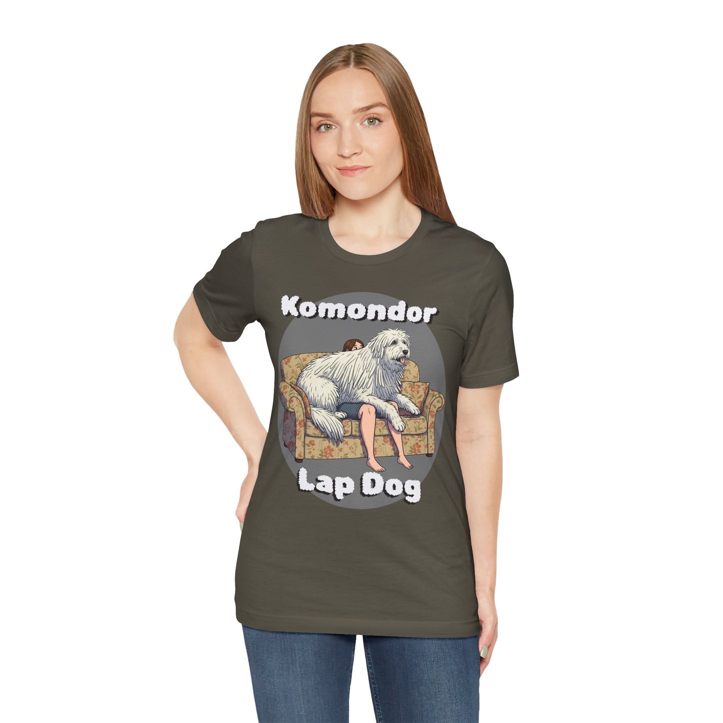 Komondor Lap Dog Unisex Tee - Funny Dog Lover's Short Sleeve Shirt - Schmartypants