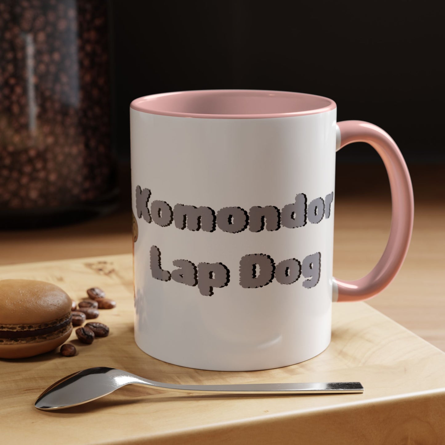 Komondor Lap Dog Coffee Mug - Funny Pet Lovers Gift - 11oz & 15oz - Schmartypants
