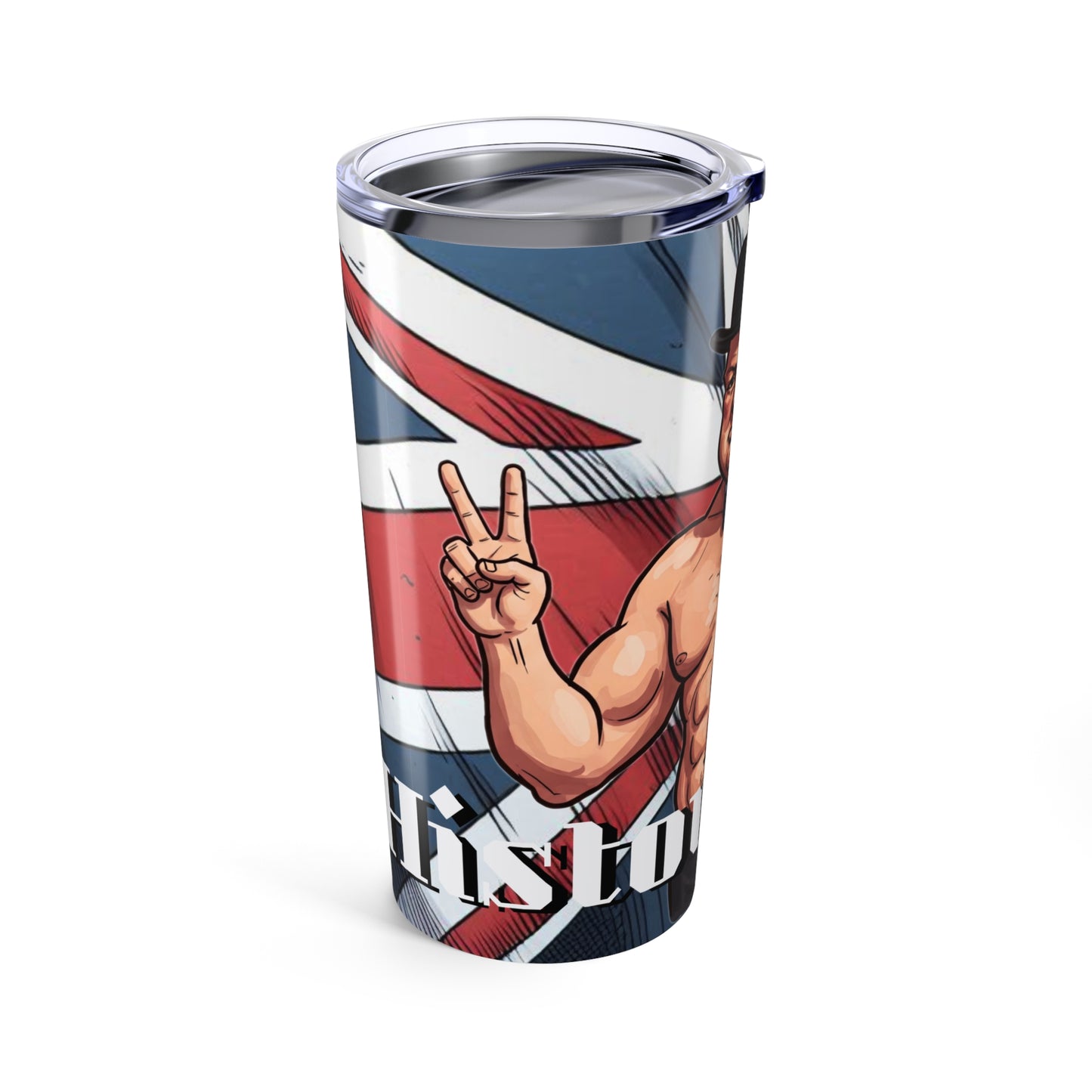 20oz Tumblers - Funny History Buff Design with Winston Churchill - Schmartypants