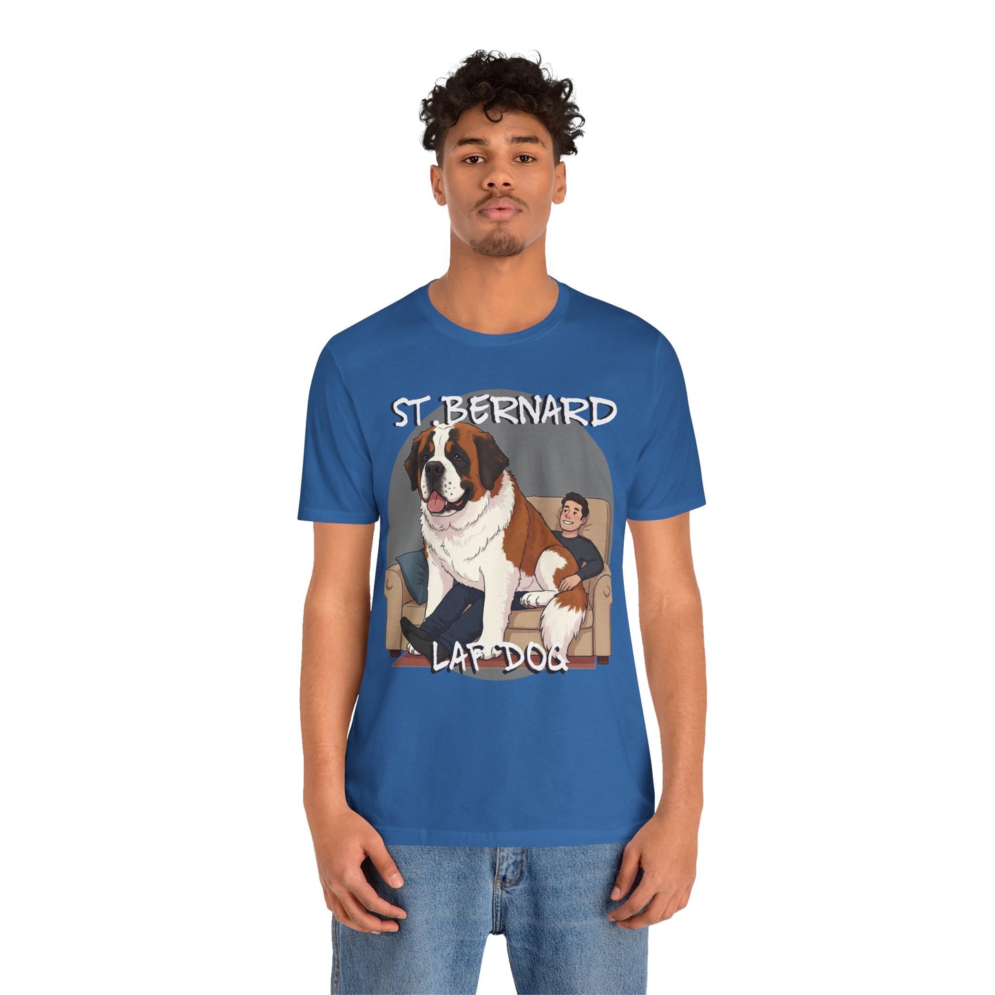 St. Bernard Funny Dog Tee - Unisex Jersey Short Sleeve T-Shirt - Schmartypants