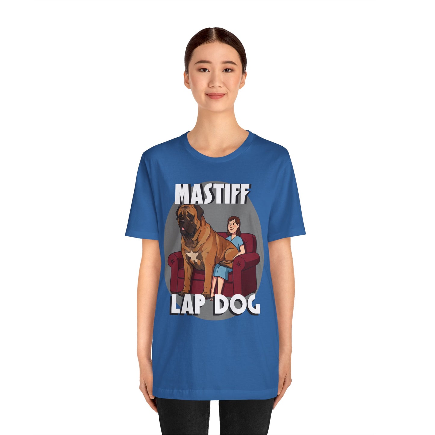 Mastiff Lap Dog T-Shirt – Hilarious and Comfy Tee for Dog Lovers - Schmartypants